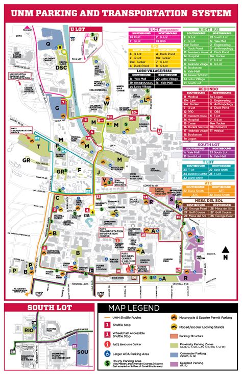Map, Parking + Transportation .